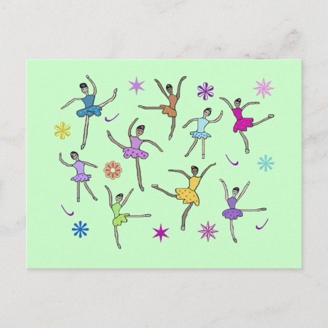 Cartes postales Ballerinas Dancing (Devant)