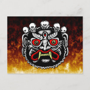Cartes postales bhoutanaises Demon