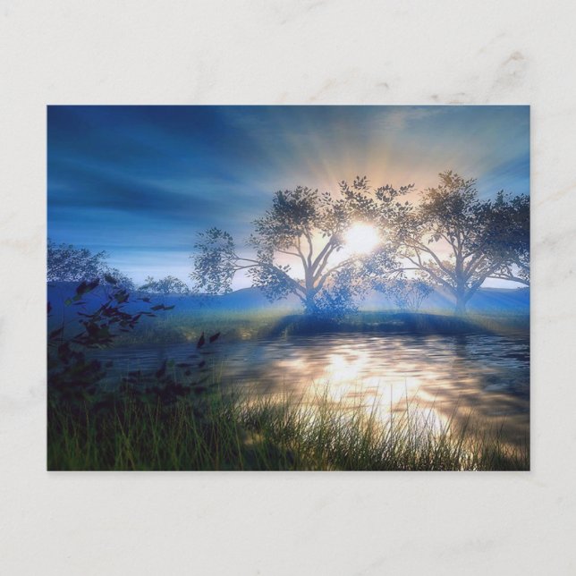 Cartes postales Blue Sunset (Devant)