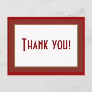 Cartes postales bordeaux et or