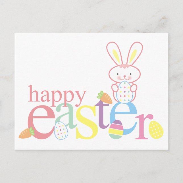 Cartes postales Bunnies de Pâques (Devant)