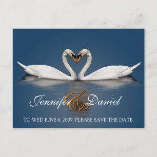 Cartes postales Cadeaux Amour Cygnes