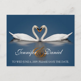 Cartes postales Cadeaux Amour Cygnes