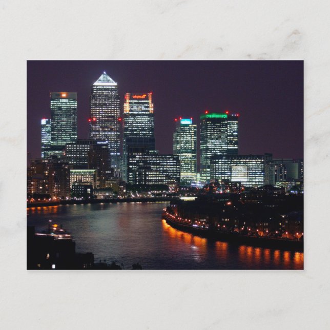 Cartes postales Canary Wharf, Londres Royaume-Uni (Devant)