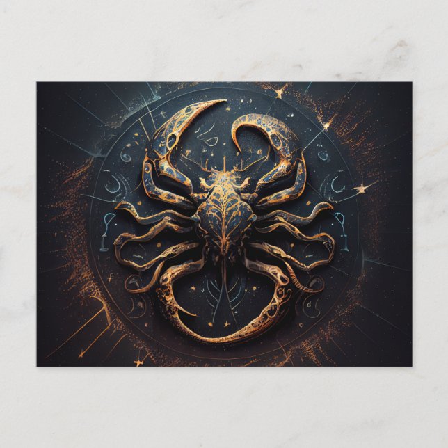 Cartes Postales Cancer Zodiac (Devant)