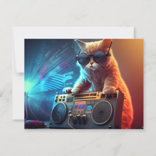 Cartes Postales Cat Funny