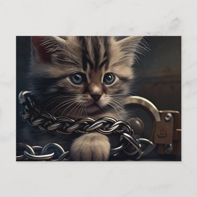Cartes Postales Cat prisoner (Devant)