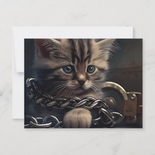 Cartes Postales Cat prisoner