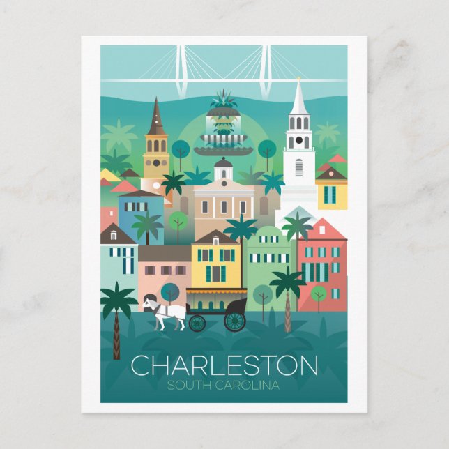 Cartes postales Charleston, Caroline du Sud (Devant)