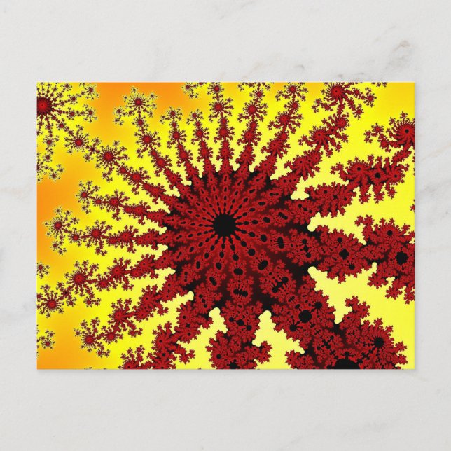 Cartes postales Cherry Firework Burning (Devant)