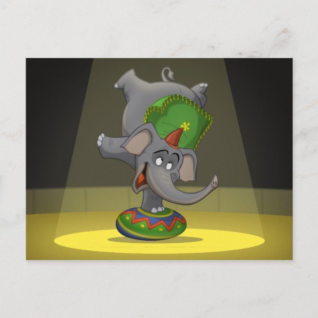Cartes postales Circus Elephant (Devant)