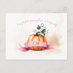 Cartes postales citrouilles pour l'anniversaire de