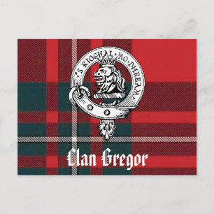 Cartes postales Clan Gregor