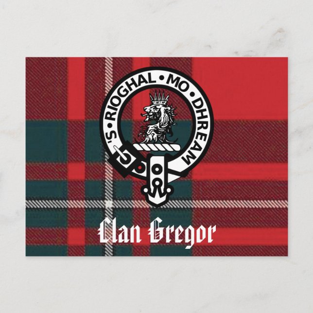 Cartes postales Clan Gregor (Devant)