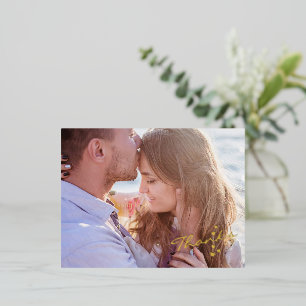 Cartes postales Coeurs de Merci Script Mariage Foi