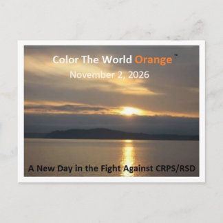 Cartes postales Color The World Orange™ 2026