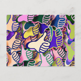 Cartes postales colorées