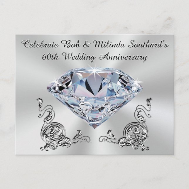 Cartes postales commémoratives 60ème anniversaire  (Devant)