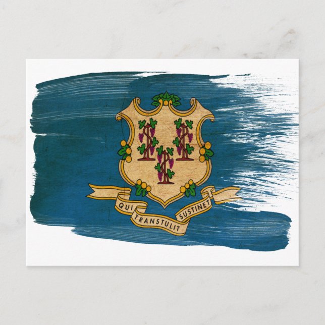 Cartes postales Connecticut Flag (Devant)