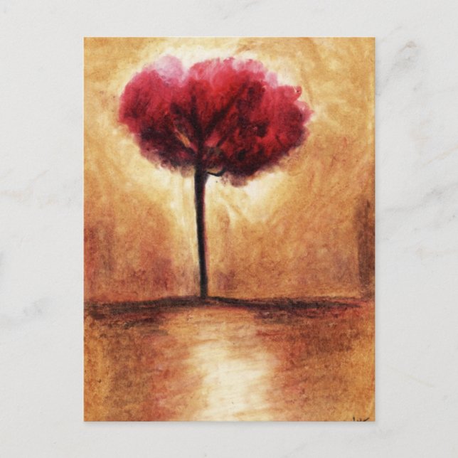 Cartes postales Cotton Candy Tree (Rouge) (Devant)