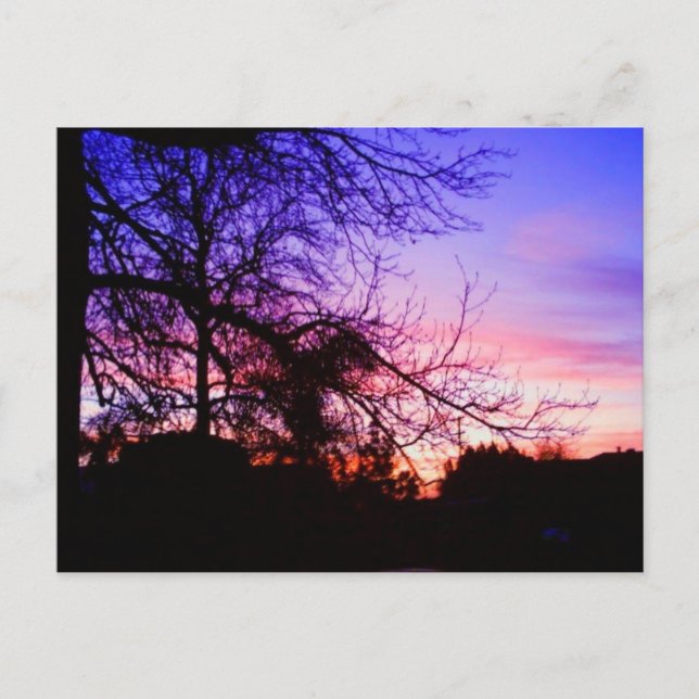 CARTES POSTALES - COUCHER DE SOLEIL SUR RIVERTON (Devant)