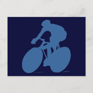 Cartes postales Cycliste Silhouette