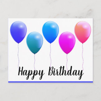Cartes postales d'anniversaire