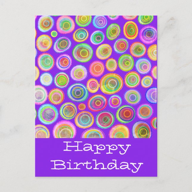 Cartes postales d'anniversaire (Devant)