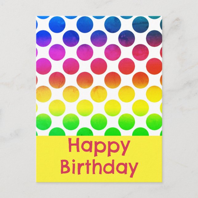 Cartes postales d'anniversaire (Devant)