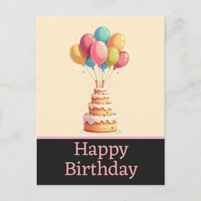Cartes postales d'anniversaire (Devant)
