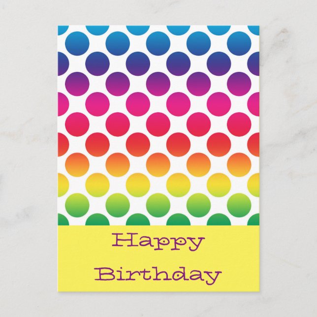 Cartes postales d'anniversaire (Devant)