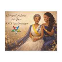 Cartes postales d'anniversaire de l'OES