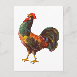 Cartes postales d'art de caisse de cuisine vintage