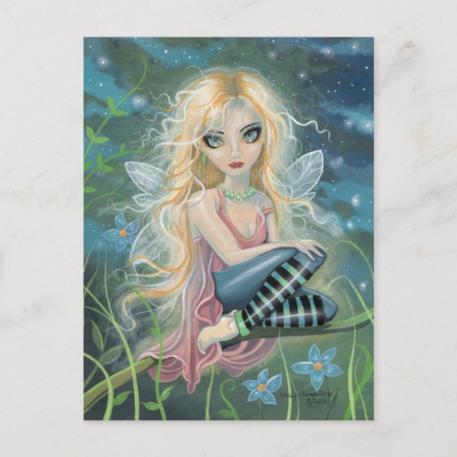Cartes postales d'art de fantaisie de fée de Starl (Devant)