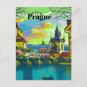 Cartes postales d'art fin de Prague Décoration d