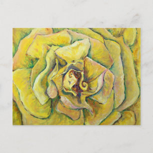 Cartes postales d'art rose jaune