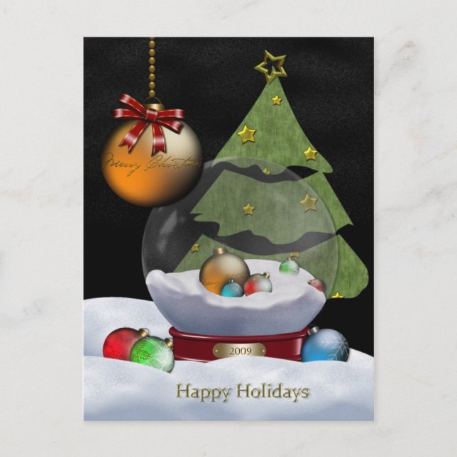 Cartes postales de boule à neige (Devant)