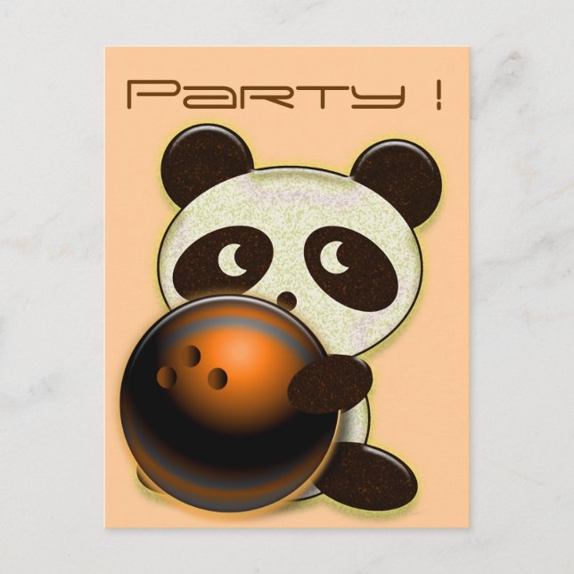 Cartes postales de Bowling personnalisées (Devant)