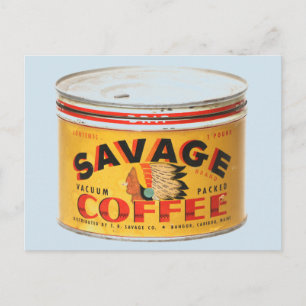 CARTES POSTALES DE CAFÉ VINTAGE, CAFÉ SAUVAGE