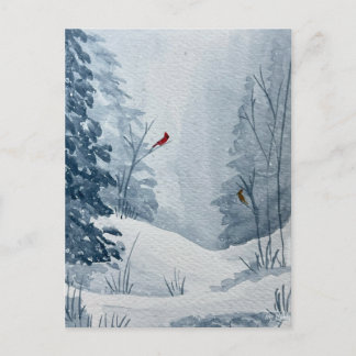 Cartes postales de Cardinals d'hiver