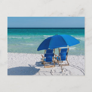 Cartes postales de chaises et de parasol à Destin 