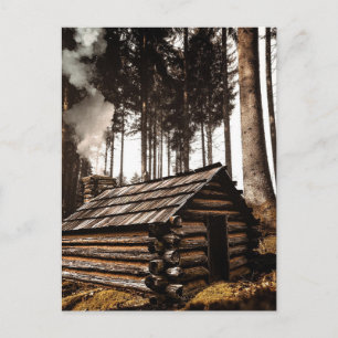 CARTES POSTALES DE CHALET EN BOIS DANS LES BOIS
