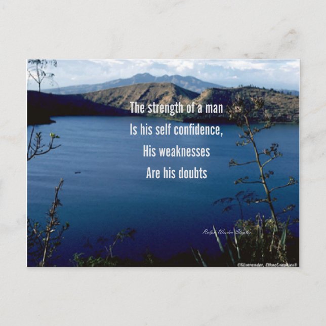 Cartes postales de confiance en soi (Devant)