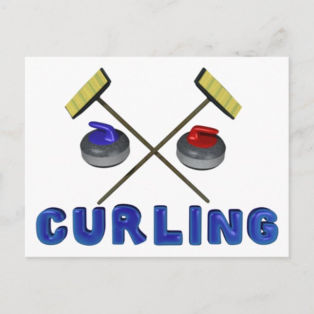 Cartes postales de curling (Devant)