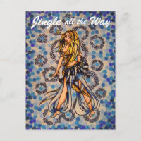 Cartes postales de danse du ventre Jingle