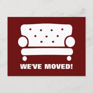 Cartes postales de déménagement du mobilier pour n