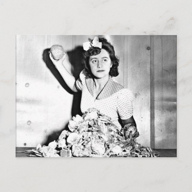 Cartes postales de femmes sur le front intérieur/  (Devant)
