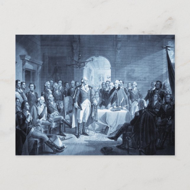 Cartes postales de George Washington et de ses gén (Devant)