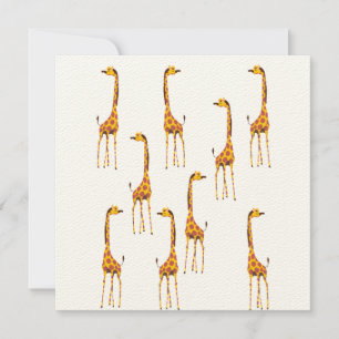 Cartes postales de girafes
