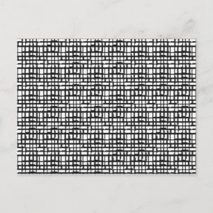 Cartes postales de grille optique abstraite
